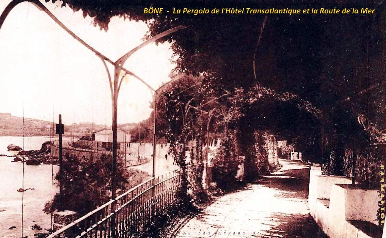 Bone - Hotel Transatlantique - Pergola et Route de la Mer.jpg